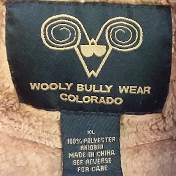 💥SOLD💥WOOLY BULLY WEAR COLORADO High End Fleece Vest - Picture 6 of 10